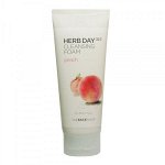 The Face Shop Пенка для умывания Herb Day 365 Cleansing Foam #Peach