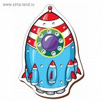 Шнуровка цветная &quot;Ракета&quot;  (головоломка)