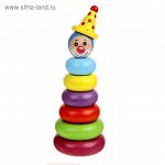 Пирамидка &quot;Клоун&quot;, 6 колец