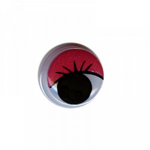 "HobbyBe" MER-12 Глаза круглые с бегающими зрачками d 12 мм 50 шт. черно-белые