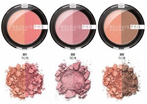 Румяна компактные 2-х цветные "PRO Blush" RELOUIS 5гр., шт