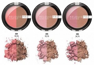 Румяна компактные 2-х цветные "PRO Blush" RELOUIS 5гр., шт