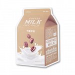 A&#039;Pieu Укрепляющая маска с экстрактом кофе и коллагеном Coffee Milk One-Pack