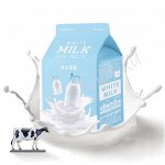 A&#039;Pieu Тканевая увлажняющая маска с молочными протеинами White Milk One-Pack