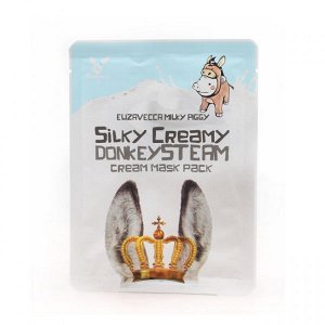 Elizavecca Маска с паровым кремом из ОСЛИНОГО МОЛОКА Silky Creamy donkey Steam Cream, 25мл