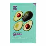 Holika Holika Успокаивающая тканевая маска для лица с экстрактом авакадо Pure Essence Mask Sheet AVOCADO