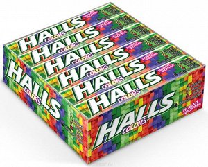Леденцы HALLS Colors ассорти (12 упаковок)