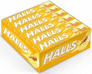 Леденцы HALLS мед/лимон (12 упаковок)