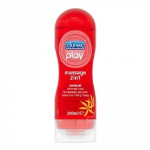 ДЮРЕКС гель-смазка Play Massage Sensual 2в1 фл.200мл