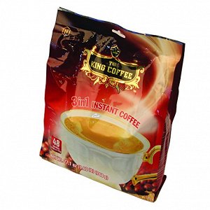 Растворимый King Coffe 3в1, 48 пакетиков