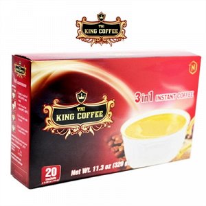 Растворимый King Coffe 3 в 1, 20 пакетиков