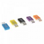 Картридер USB для Micro-SD, МИКС
