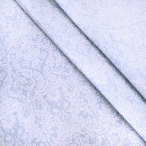 Ткань на отрез бязь плательная 150 см 10587/3 Дамаск цвет голубой