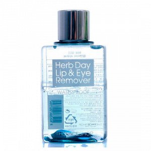THE FACE SHOP Средство для снятия макияжа Herb Day Lip&Eye Make Up Remover Water Proof