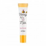 A&#039;Pieu Скраб для губ Honey &amp; Milk Lip Scrub