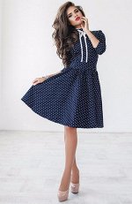 Платье в мелкий горошек