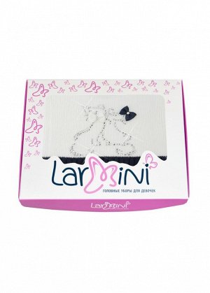 LARMINI Шапка LR-CAP-162796-2B-B-S, цвет белый