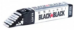 Жевательная резинка Black Black Gum "Лотте" 20,3г 1/300 Япония