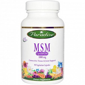 Paradise MSM Glucosamine Chondroitin 1000 мг 90 капсул