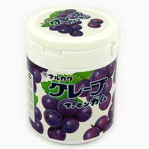 Резинка жевательная Marukawa "Grape Bottle Gum" (виноград), 130 г, 1/6/48