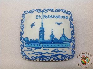 Открытка квадратная "St. Petersburg"