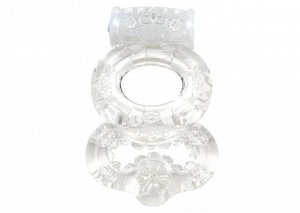 Эрекционное кольцо с вибрацией Climax® Gems™ Crystal Ring