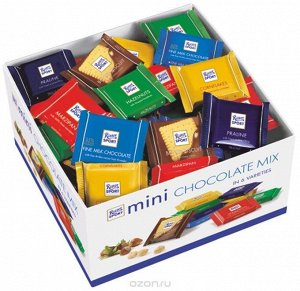 Ritter sport. Набор мини-шоколада Яркая коллекция (большая коробка там 84 шт маленьких риттера)