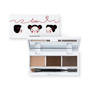 KARADIUM  Палетка для макияжа бровей Eyebrow Cake #1 Pucca Edition