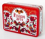 Лото Русское &quot;Узоры&quot; (жестяная коробка)