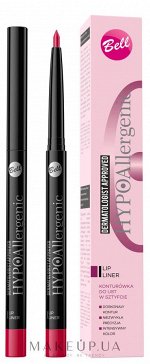 Bell Hypoallergenic Карандаш Для Губ Контурный Автоматический Гипоаллергенный Lip Liner Ж Товар Тон 01