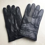 Кожаные мужские Перчатки с утеплителем