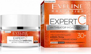 Eveline EVELINE EXPERT C Дневной и ночной 30+ крем-гель д/сухой и чувствительной кожи, увлажняющий 50мл(*30)