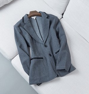пиджак Пиджак, размер 12 - длина 68 см, ОГ 100 см, плечи 44 см, размер 16 - длина 72 см, ОГ 108 см, плечи 48 см