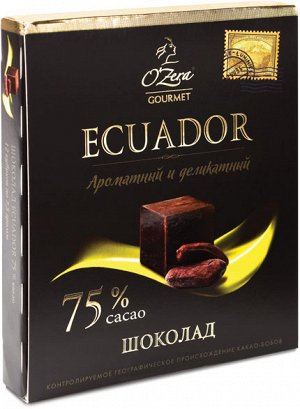 Шоколад OZera Ecuador 75% 90г