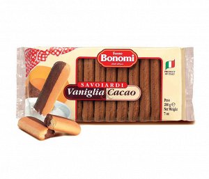 Печенье Савоярди двухцветное FORNO BONOMI 200гр 1/15