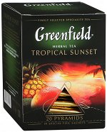 Чай Гринфилд пирам. Tropikal Sunset   1,8г 1/20/8