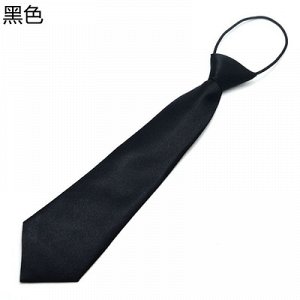 галстук черный на резинке