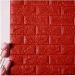 3D панели красная
