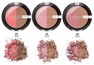Румяна компактные 2-х цветные "PRO Blush" RELOUIS 5гр., шт
