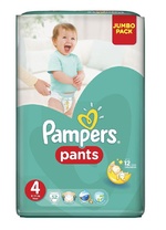 PAMPERS Подгузники-трусики Pants Maxi (9-14 кг) Джамбо Упаковка 52