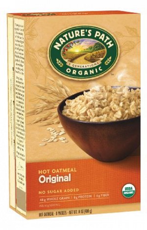 Original Hot Oatmeal Органическая овсяная каша быстрого приготовления «Оригинал» 400 гр 1*-6