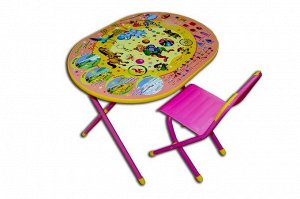 Набор мебели "Дэми" Овал №у3-01 (розовый) - "Цирк"