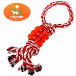 Игрушка канатная &quot;Узел с кольцами&quot;, до 90 г, микс цветов