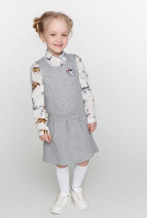 Платье детское для девочек Carey серый
