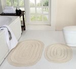 Коврики для ванной Абелард (крем) Макраме 60х100(1), 50х70(1), шт