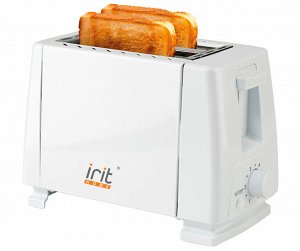 Ir-5104 Тостер электрический на два ломтика 650 Вт Кнопка отмены -Автоматическое извлечение тостов -Регулятор степени поджаривания-Мощность: 650 Вт-Рабочее напряжение: 220-240В/50Гц