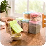 Контейнер маленький+ крышка  для хранения сыпучих продуктов 1,6л