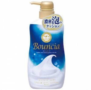 00326gs Увлажняющее мыло для тела со сливками и коллагеном MILKY BODY SOAP BOUNCIA 550 мл