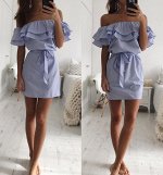 Платье синее