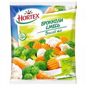 Смесь овощная с брокколи, Хортекс, 400 г, (16)